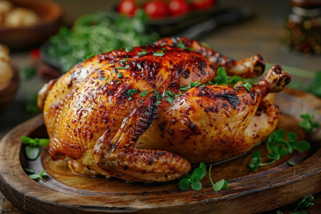 Poulet braisé